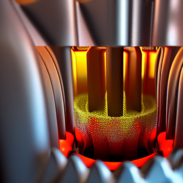 Decorative image representing heat transfer